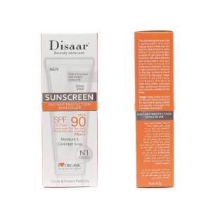 Крем сонцезахисний Disaar Oil Free SPF 90 PA+++ Sunscreen, з антиоксидантами, 40 г